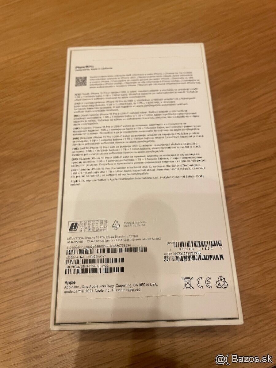 IPHONE 15 PRO BLACK 128GB - 2