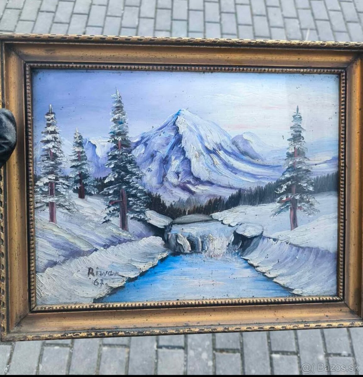 Obrazy 3x autor Riwer 1967 - 2