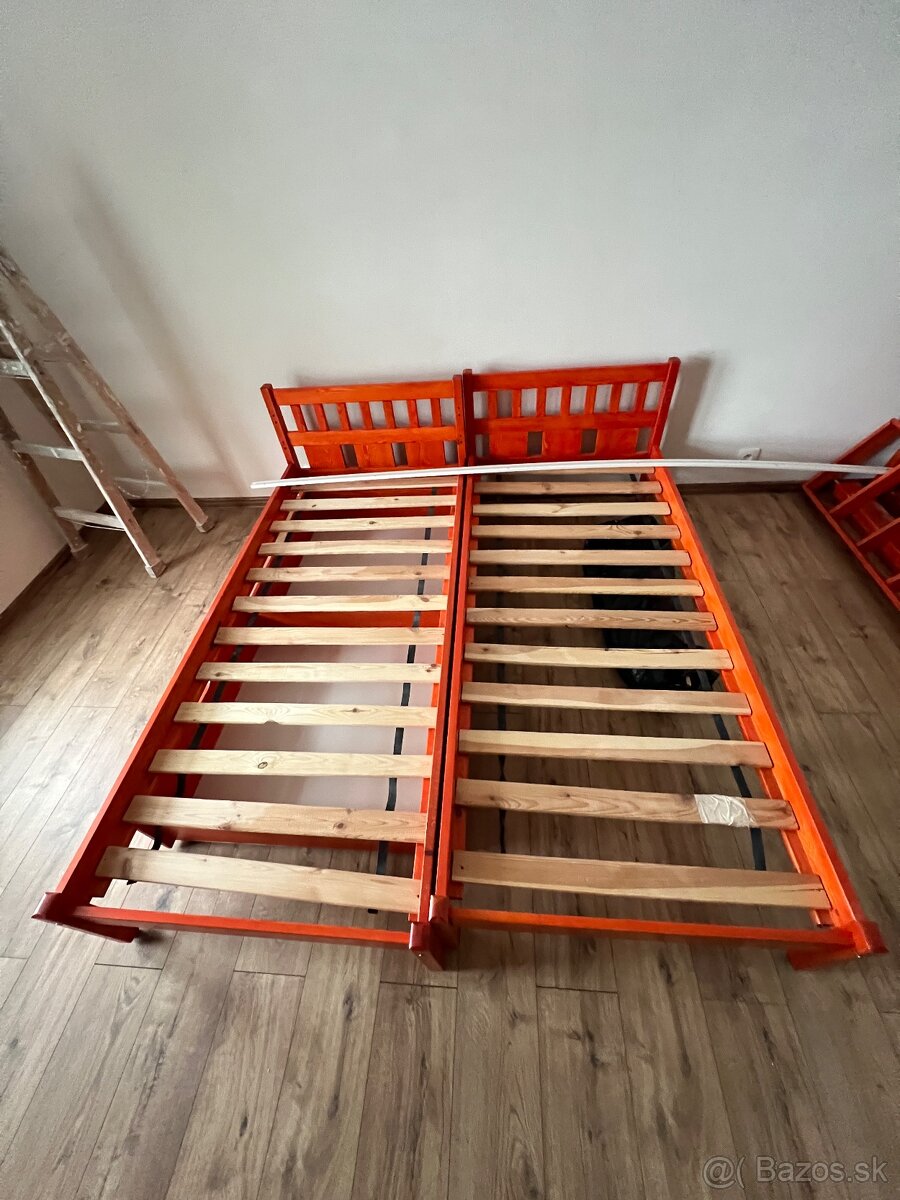 Poschodová posteľ drevená - 2