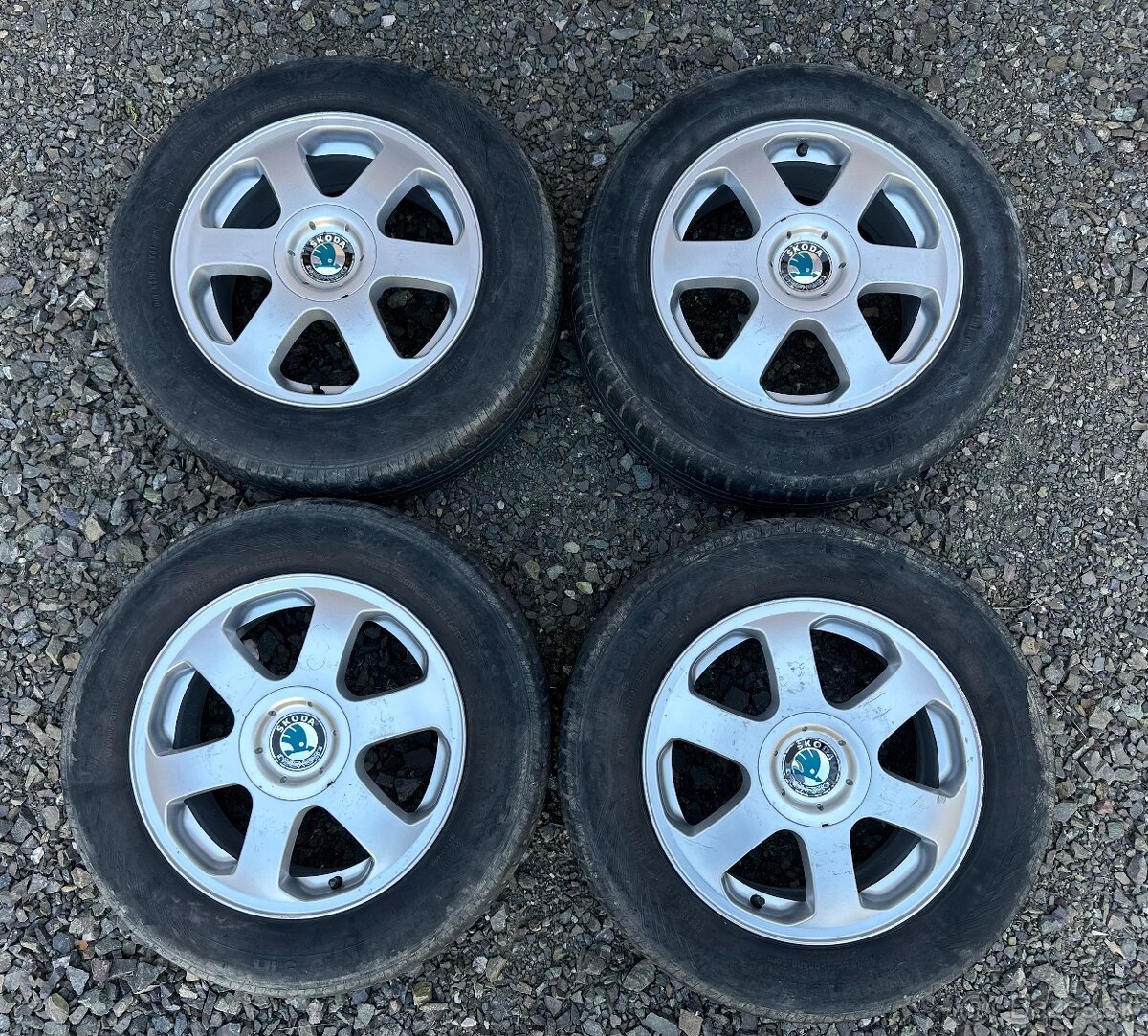 Originálne disky Škoda 5x100 R15 - 2