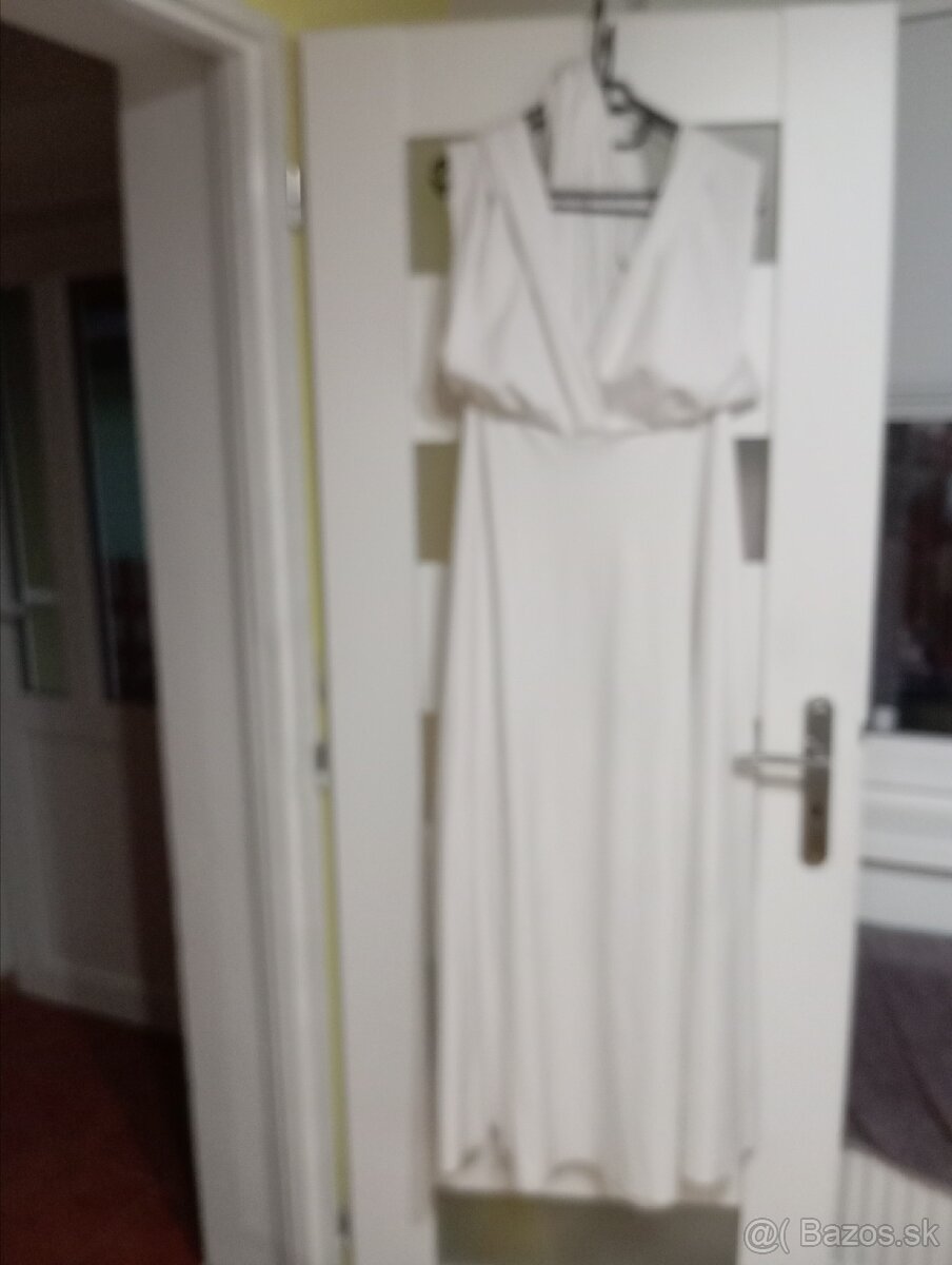 Zavinovacie šaty, popolnočné svadobné šaty - 2