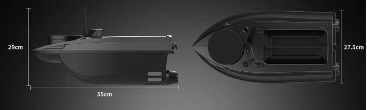 Zavazacia lodka s GPS + Sonar - 2