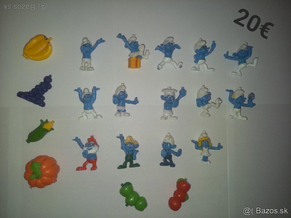 Kinderino, šmolkovia - 2