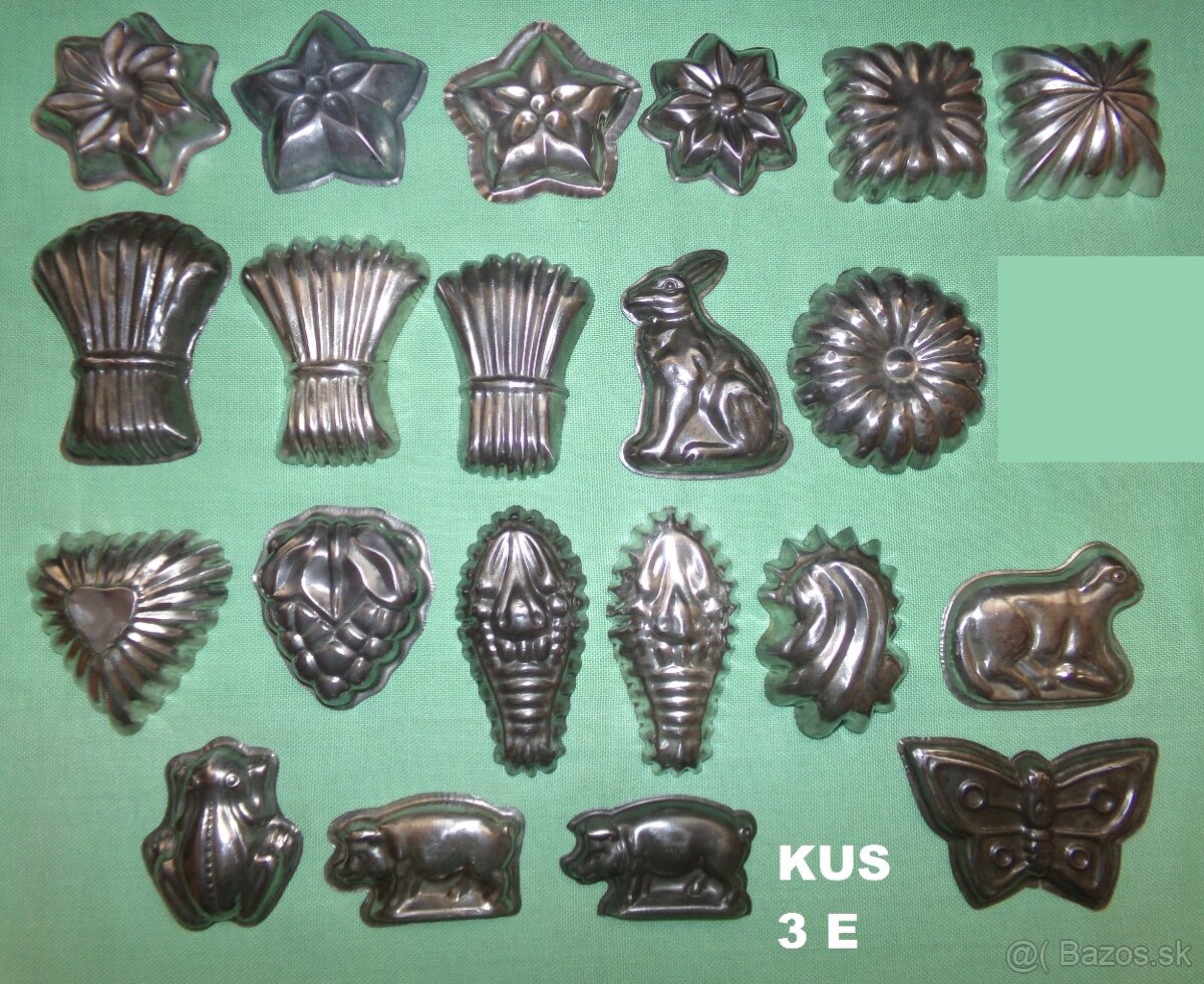 FORMIČKY A VYKRAJOVAČKY, DOBOVÉ na pečenie aj pre zberateľov - 2