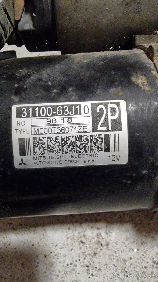 Predam starter suzuki sx4 1.6 88kw, m16a. - 2