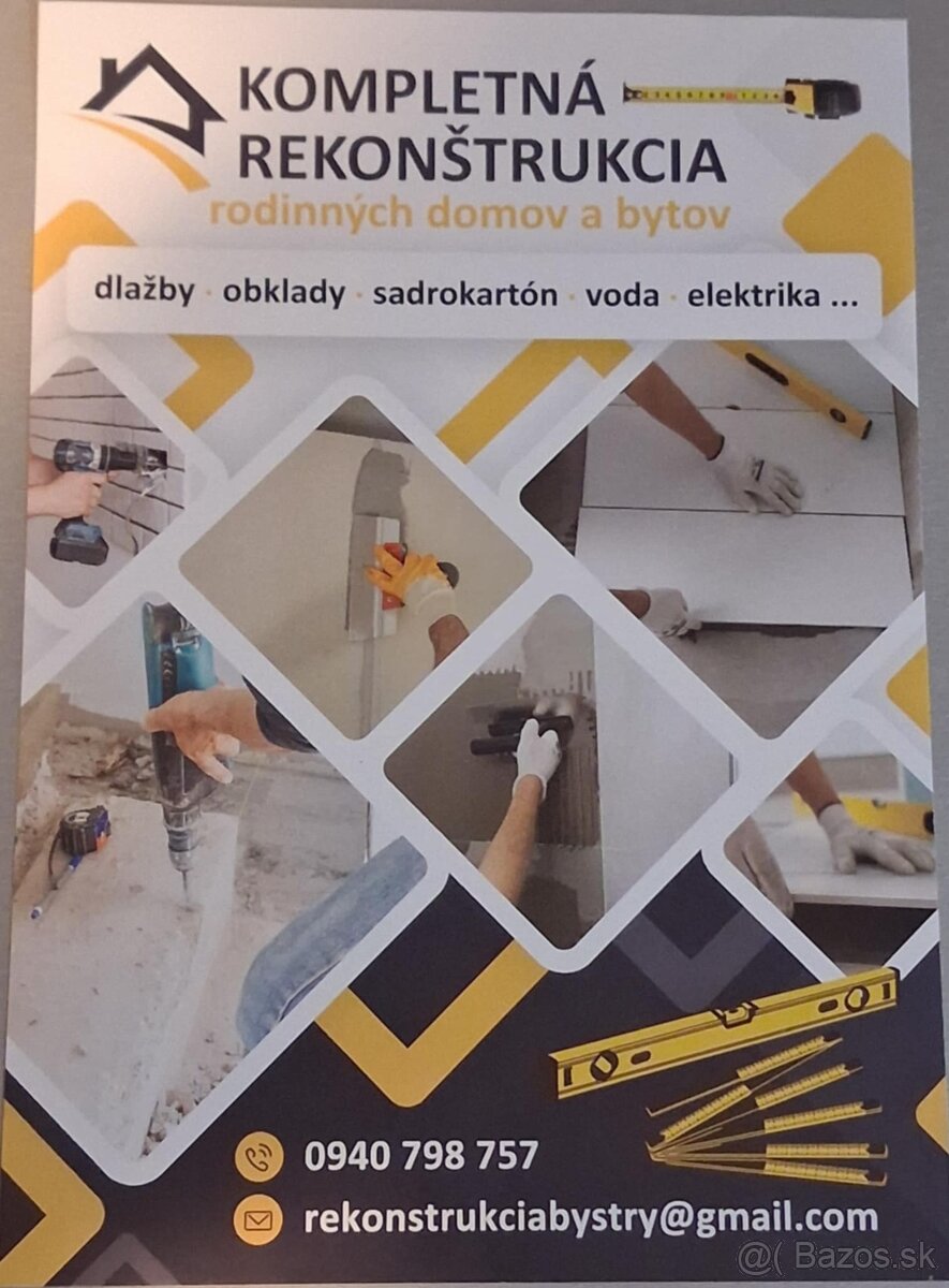 Rekonstrukcia bytov a RD - 2