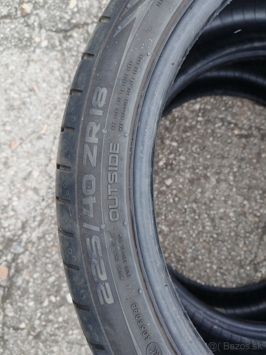 Predám 2x letne pneumatiky 225/40 R18 - 2