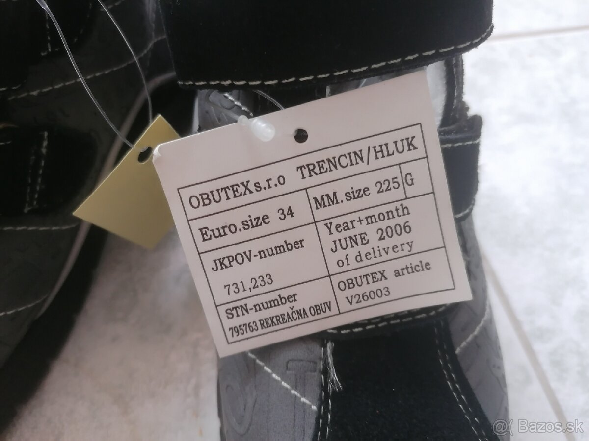 Zimné chlapčenské topánky 34 - 2