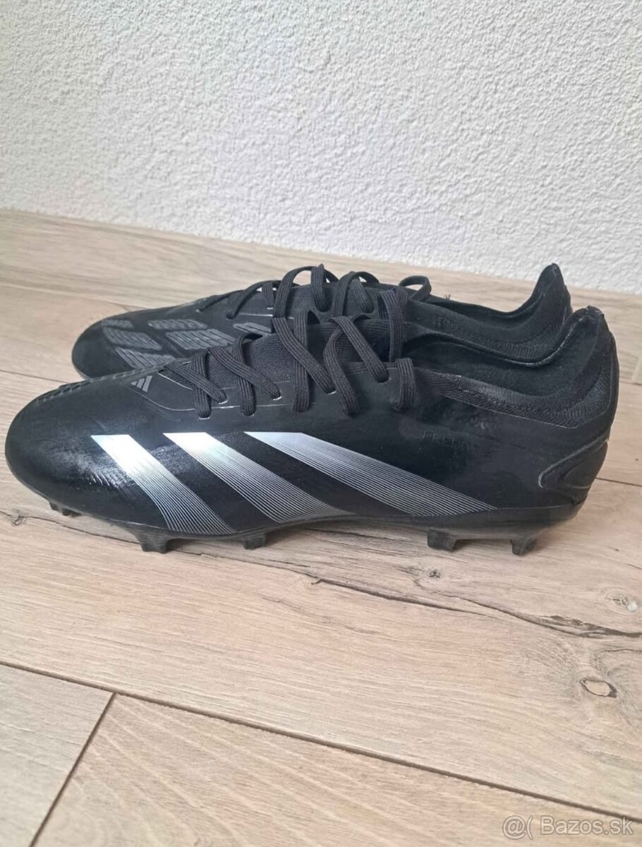 Predám adidas Predator Pro FG – Black/Grey - 2