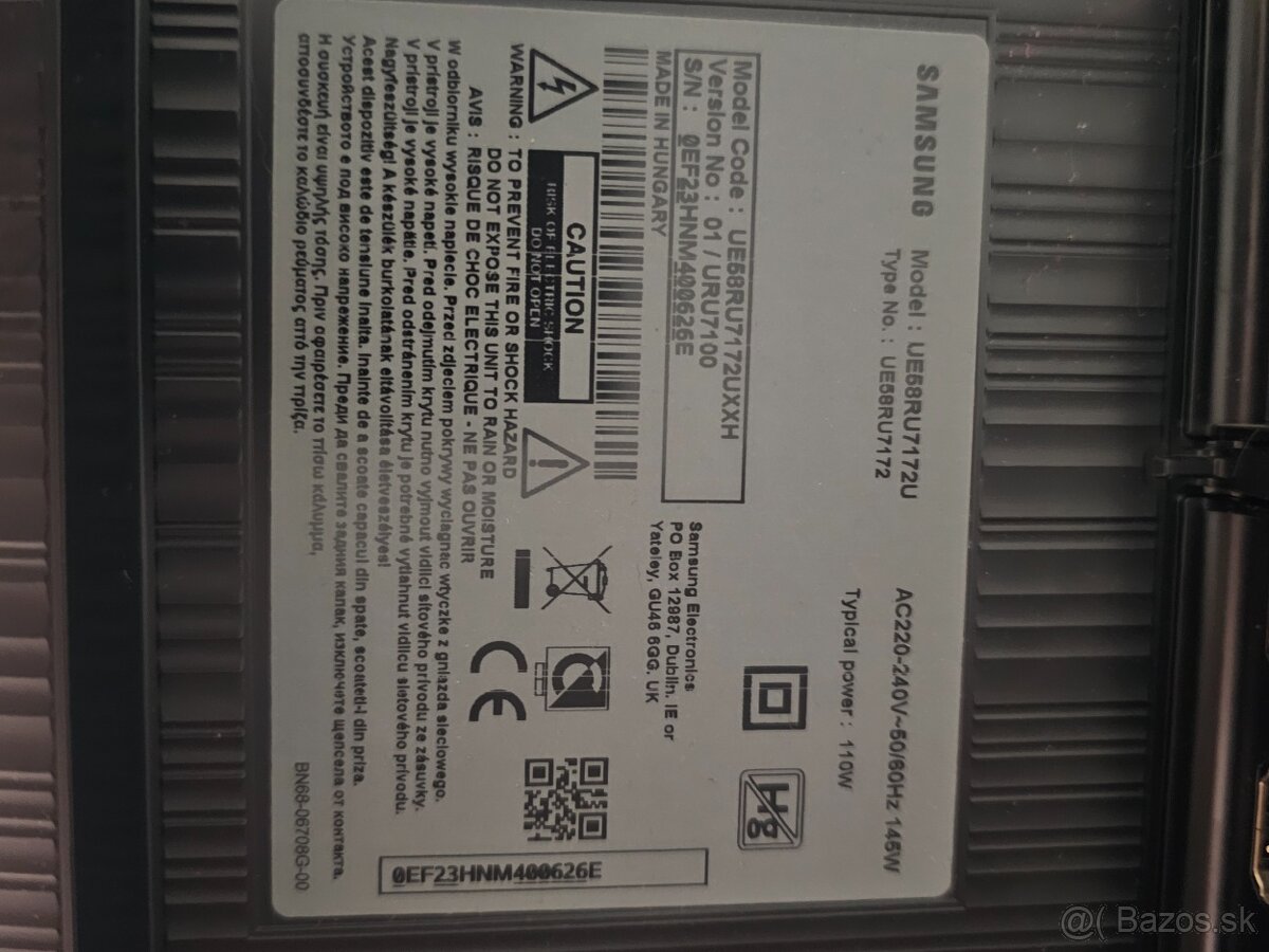 Predám TV SAMSUNG 4K UHD Smart - 2