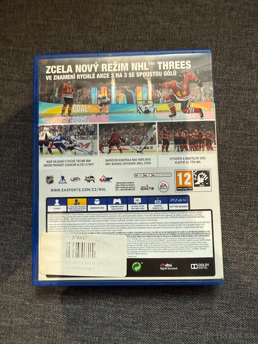PlayStation 4 hra: NHL 18 - 2