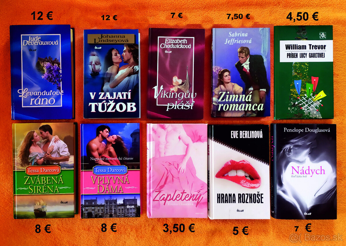 Romány, beletria, romantické, historické, detské knihy - 2
