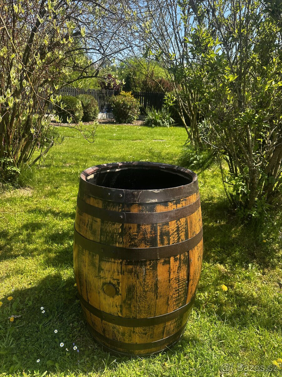 VELKÉ/MALÉ DŘEVĚNÉ DUBOVÉ SUDY NA DEŠŤOVOU VODU - 2