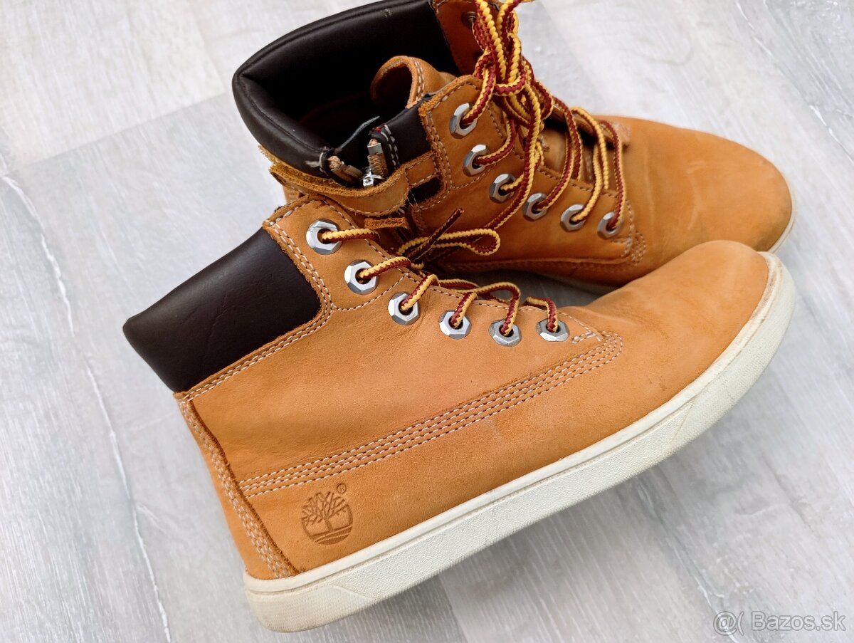Mládežnícke kožené topánky TIMBERLAND -veľ. 36 - 2