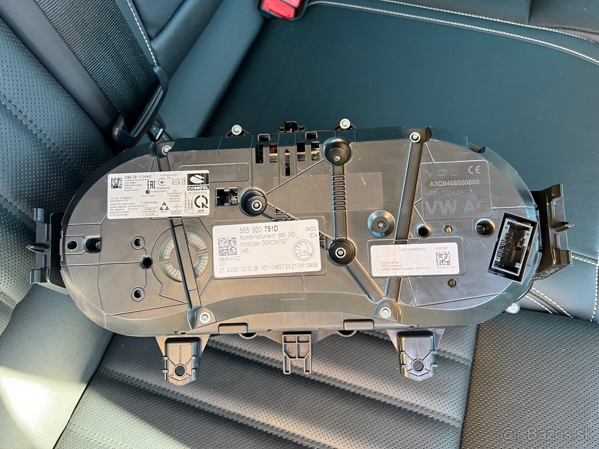 Budíky Škoda Kodiaq 147kw 2021 - 2