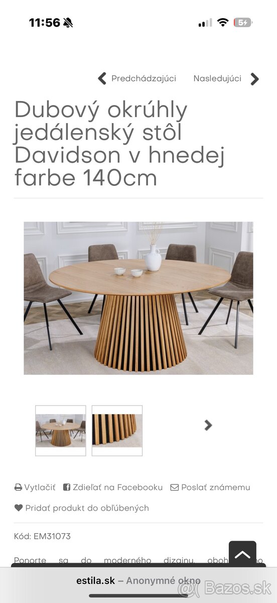 Jedálenský stôl - 2