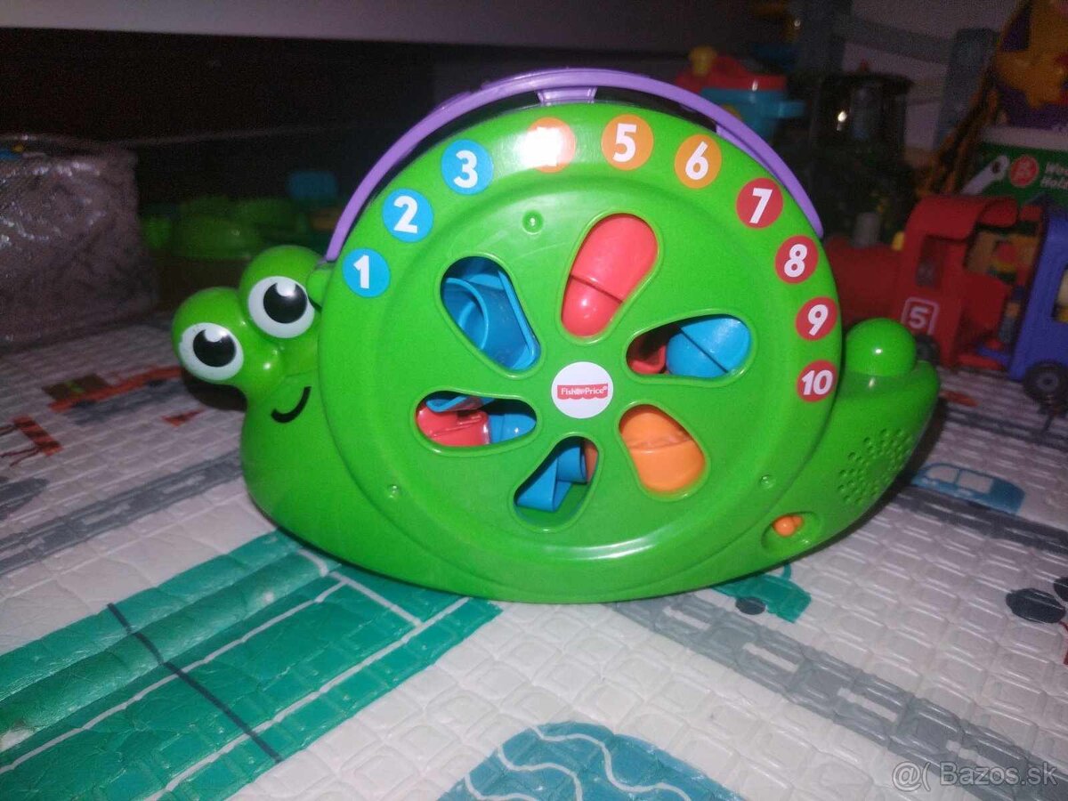 Fisher price vkladačka slimák - 2