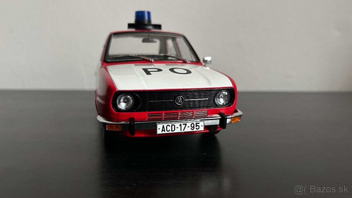 ŠKODA 105L Požiarna Ochrana ČSSR 1976 1/18 - 2