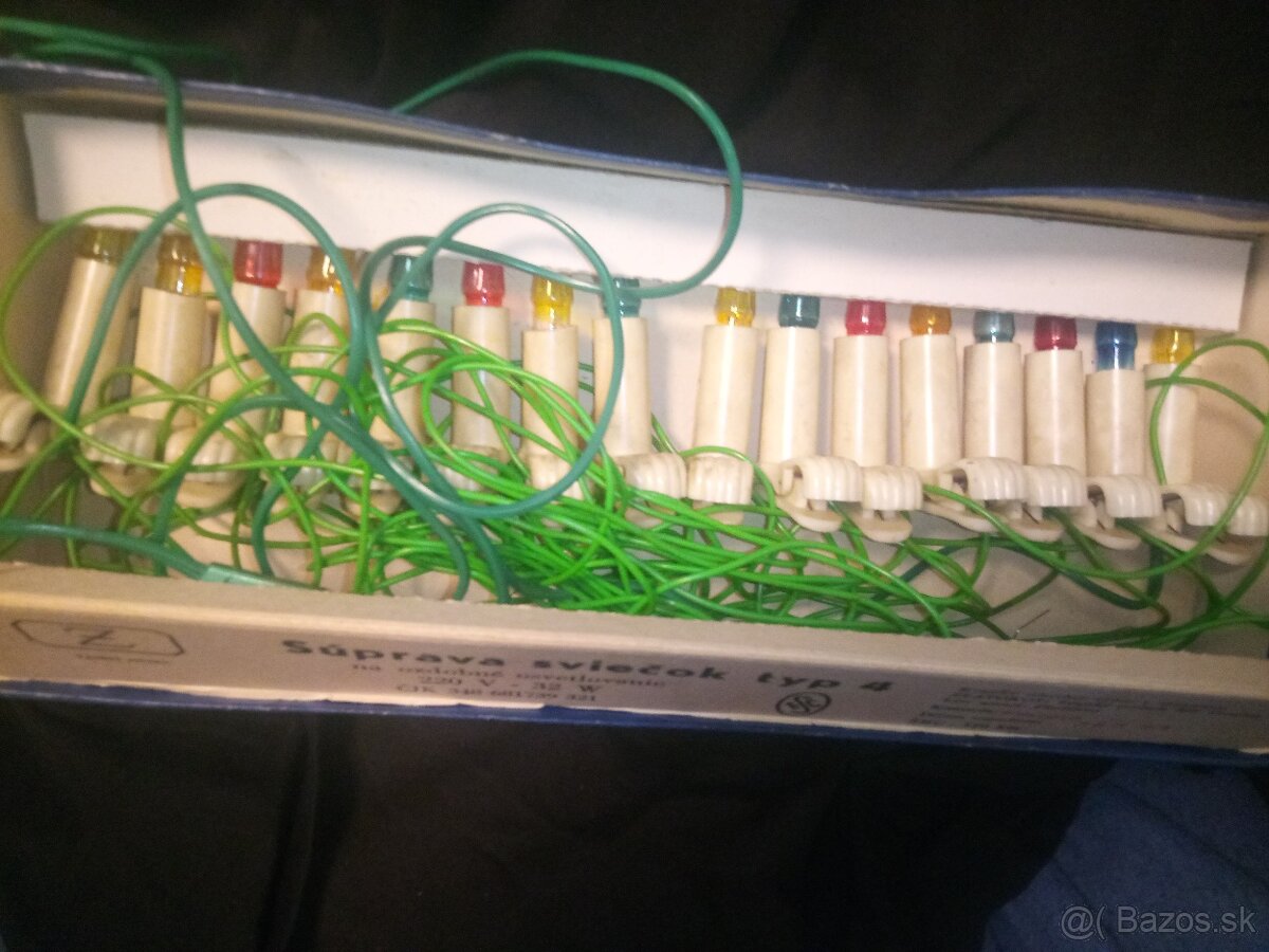 Retro vianocne osvetlenie zlatokov typ 4 - 2