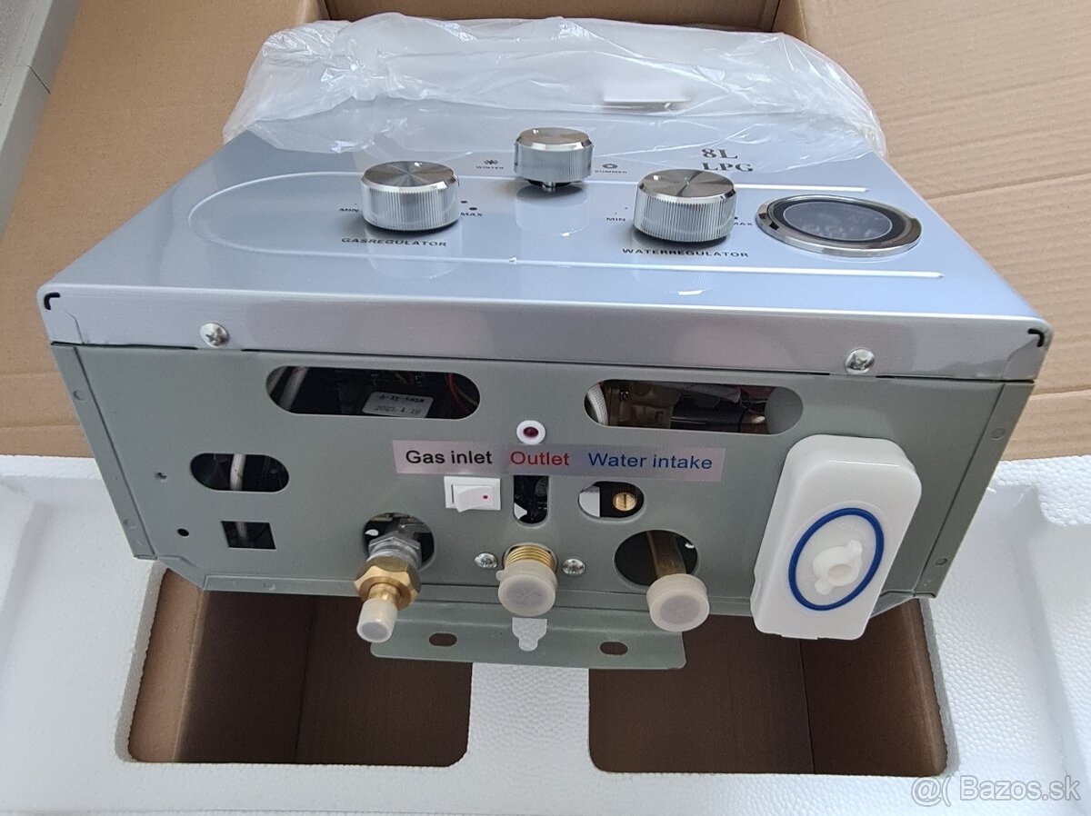 LPG/Propán-butan prietokový ohrievač 10L 20kw - 2