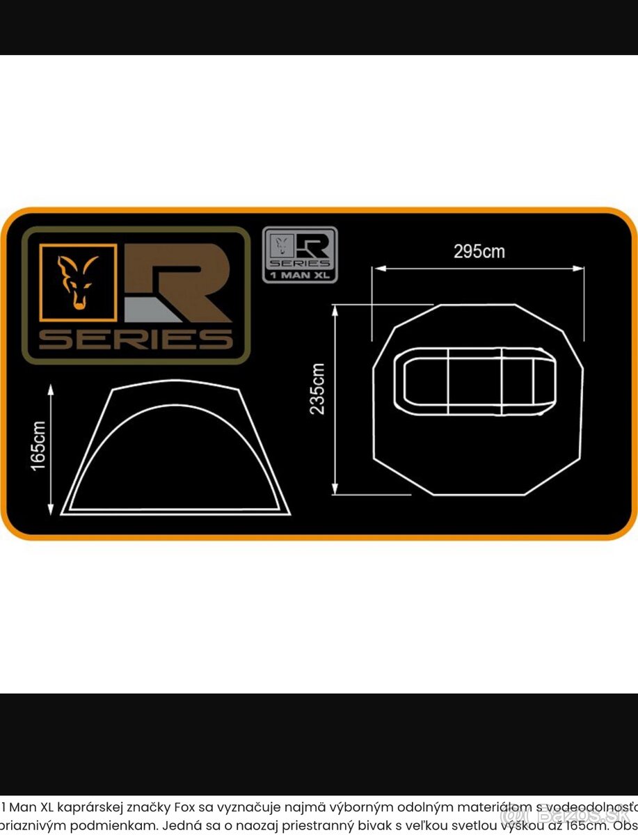 Fox Bivak R Series 1 Man XL Camo - 2