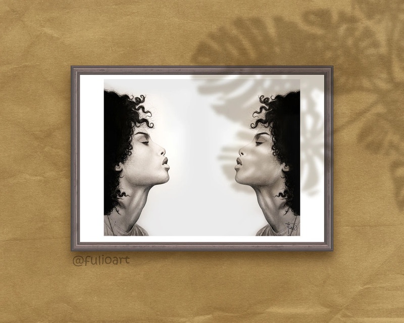 ''Two In One'' - Realistická kresba - 2