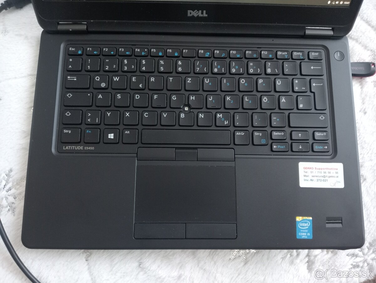 rozpredám na diely funkčný notebook Dell latitude e5450 - 2