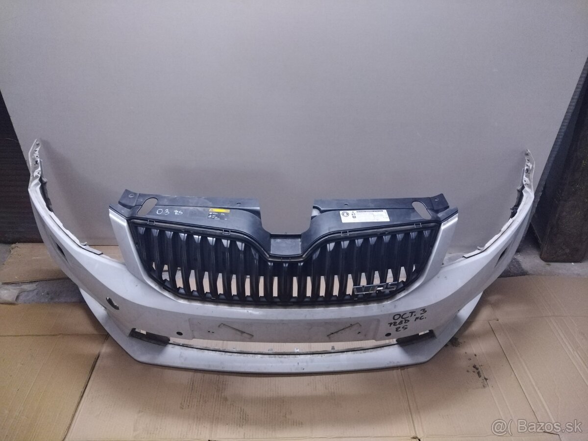 Predný nárazník Škoda Octavia III 3 RS r. 2012 - 2