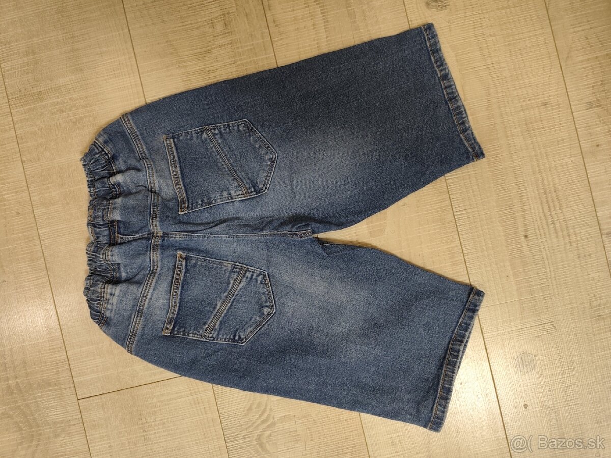 Chlapčenské riflové kraťasy, veľ 146 - 2