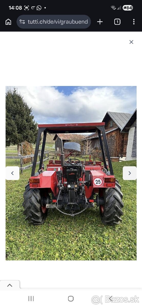 Traktor horská kosačka rapid mt 250 - 2