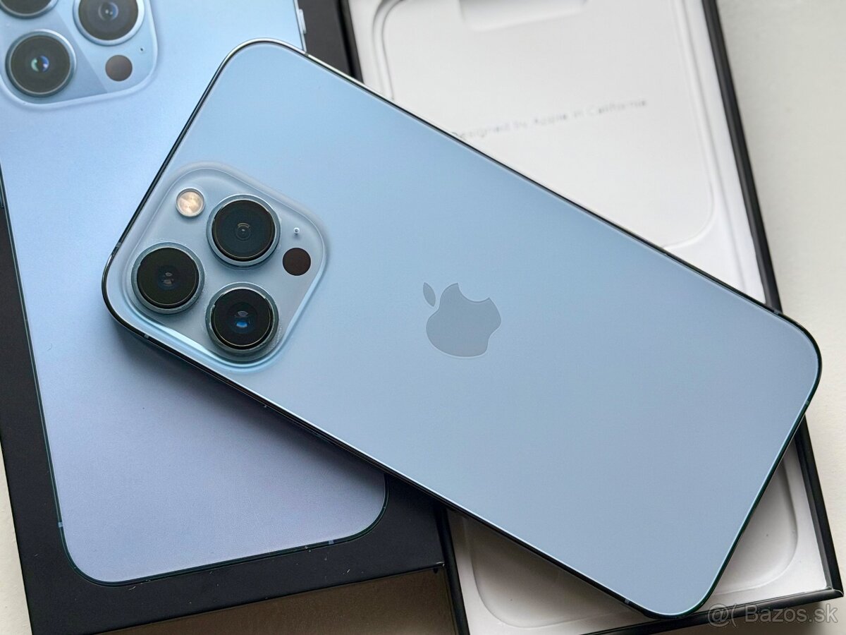 iPhone 13 Pro Max Sierra Blue BATERIE 100% TOP - 2