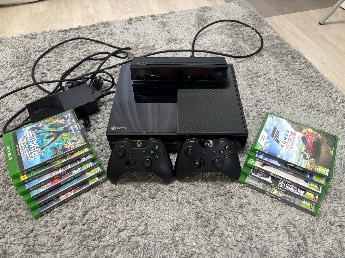 Predám Xbox One + Kinect + 2 ovládače + hry - 2