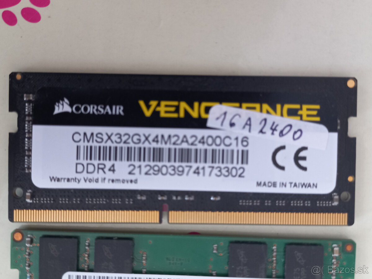 RAM 16GB DDR4 SODIMM MIX PC4-2400 - do notebooku - 2