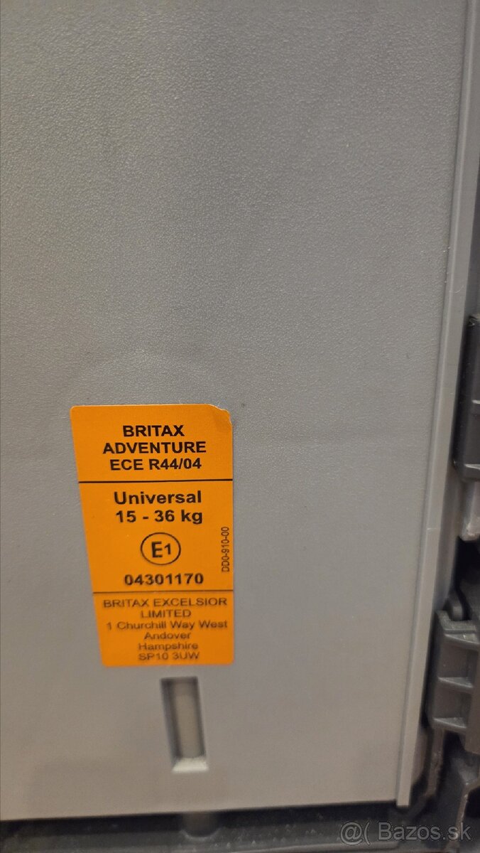 Autosedačka britax romer adventure ece R44/04 bez isofix - 2