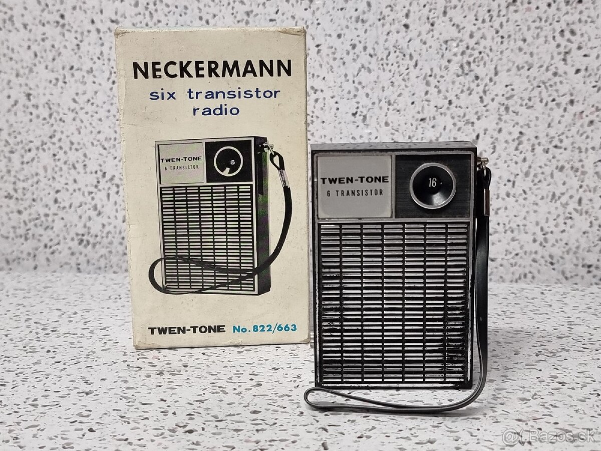 Neckermann Twen-Tone so 6 tranzistormi, model č. 822/663 - 2