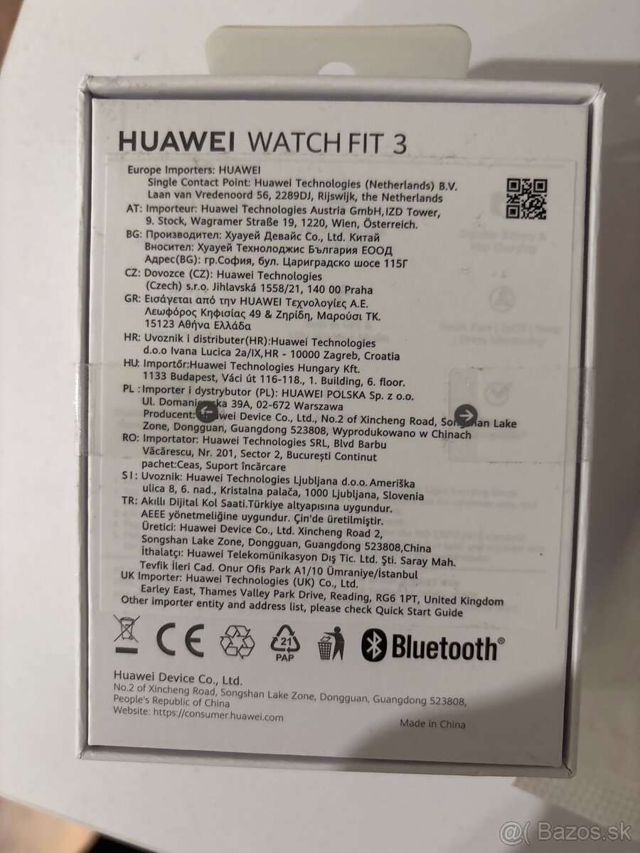 Hodinky Watch Fit 3 - 2