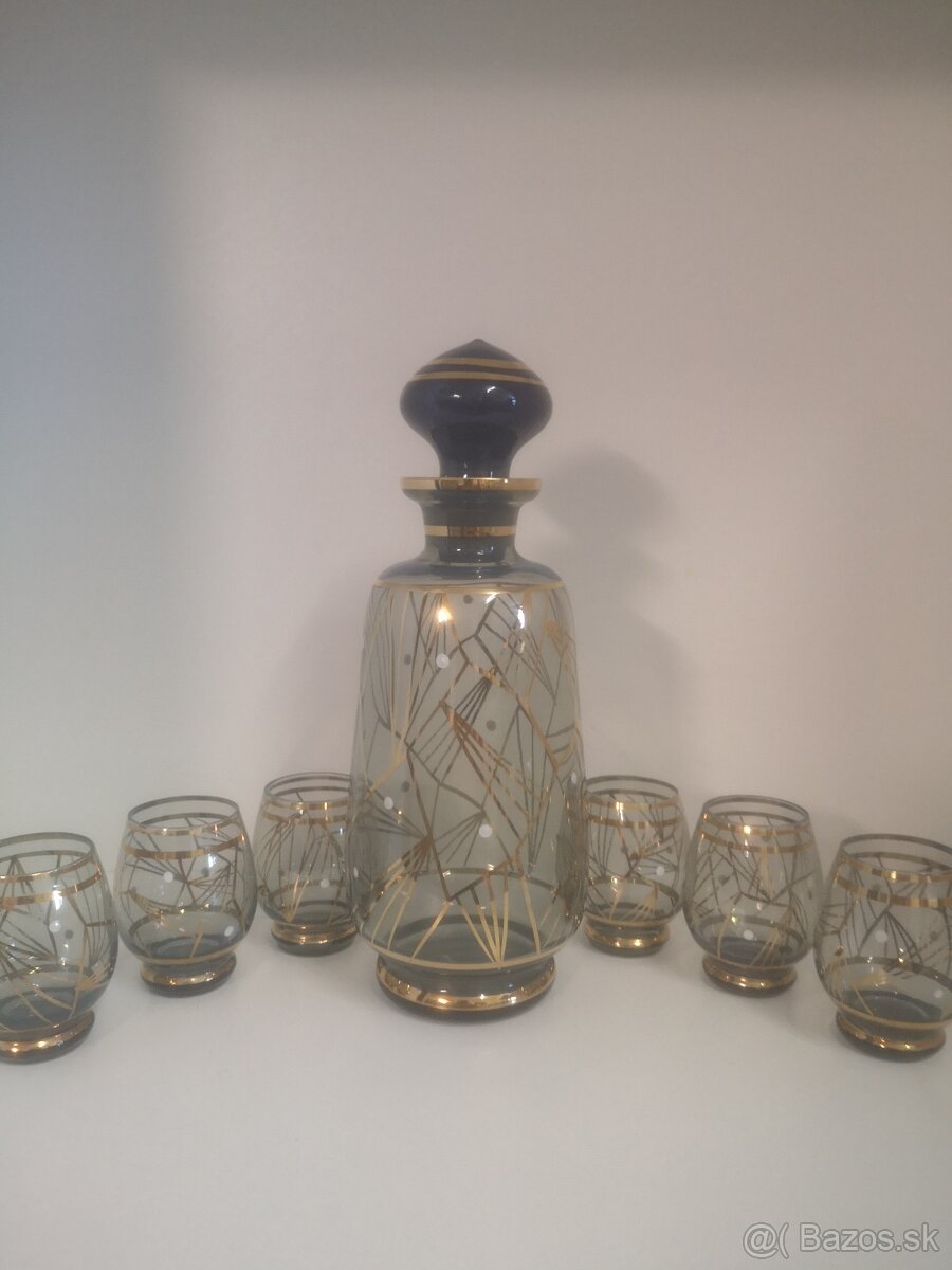 Karafa + 6 pohárikov - 2