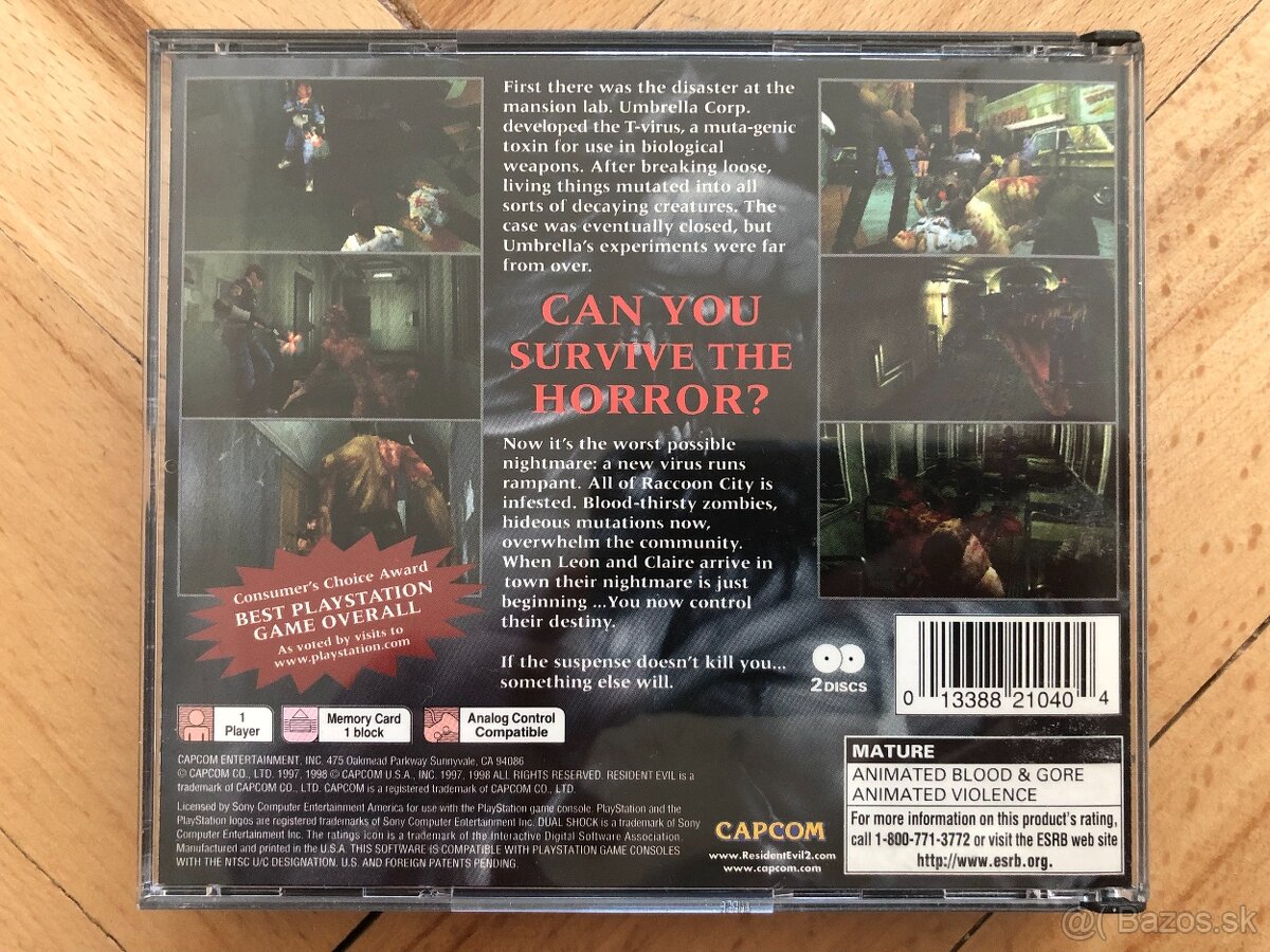 RESIDENT EVIL 2: DUALSHOCK EDITION - PS1 - 2