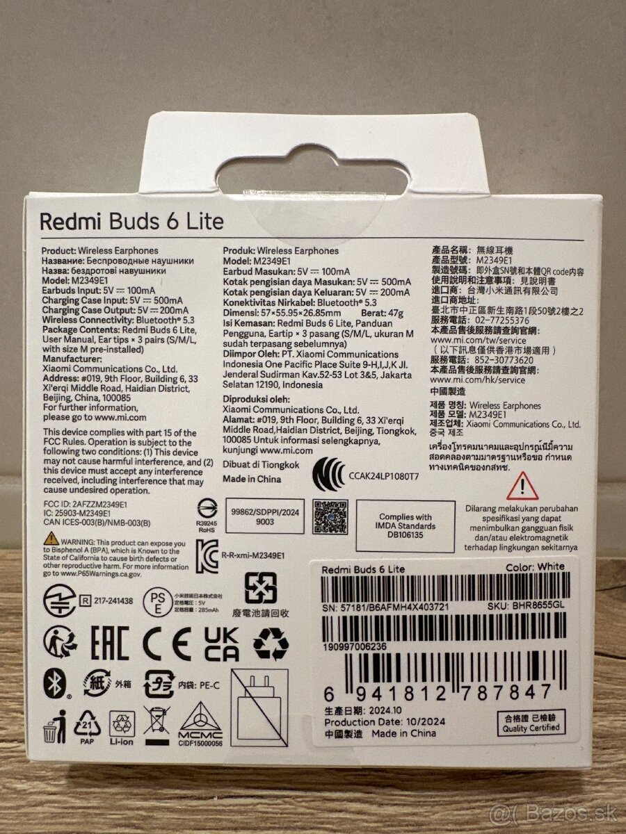 Redmi Buds 6 Lite (white) - 2