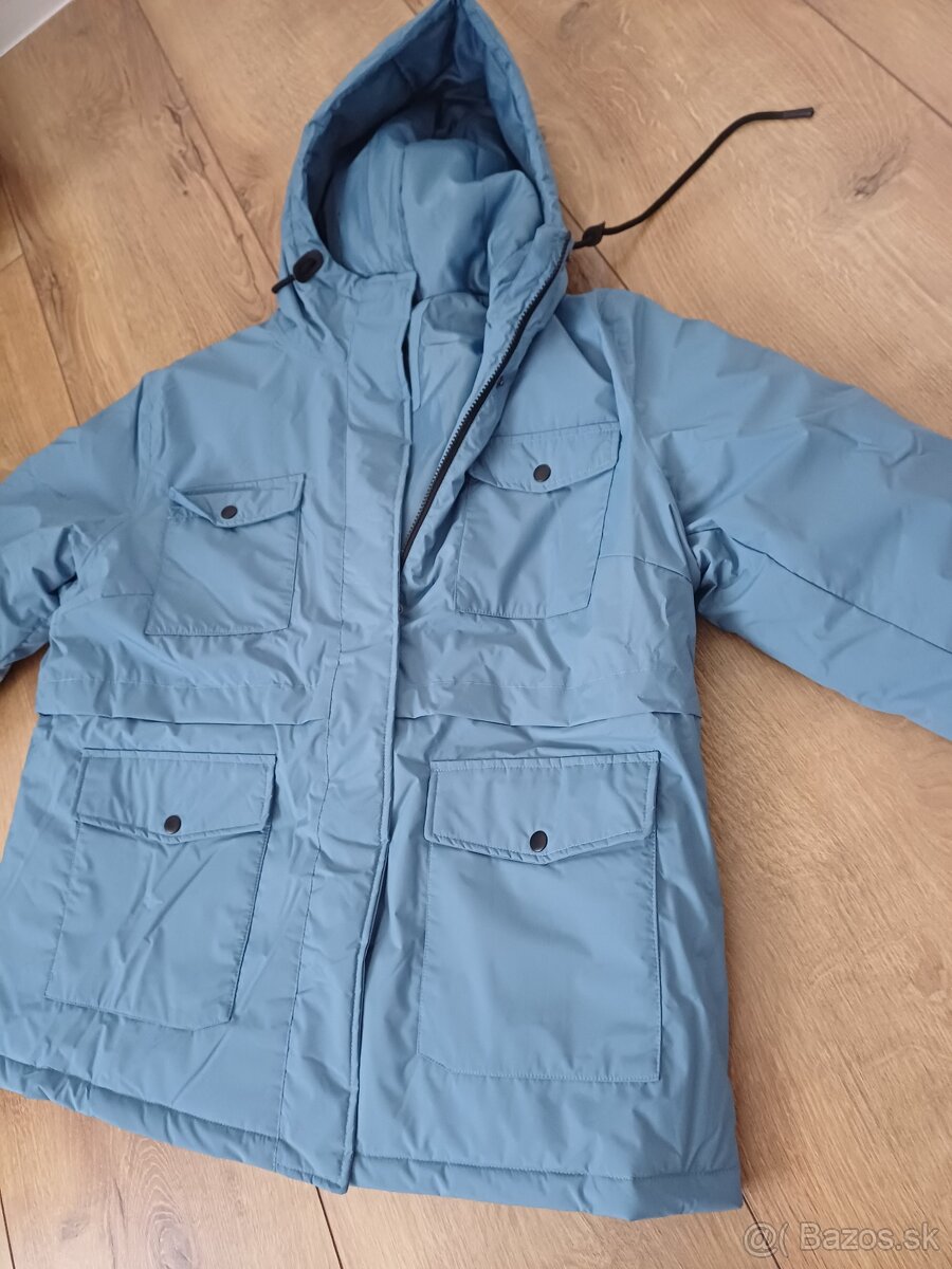 Dámska modrá bunda - 2