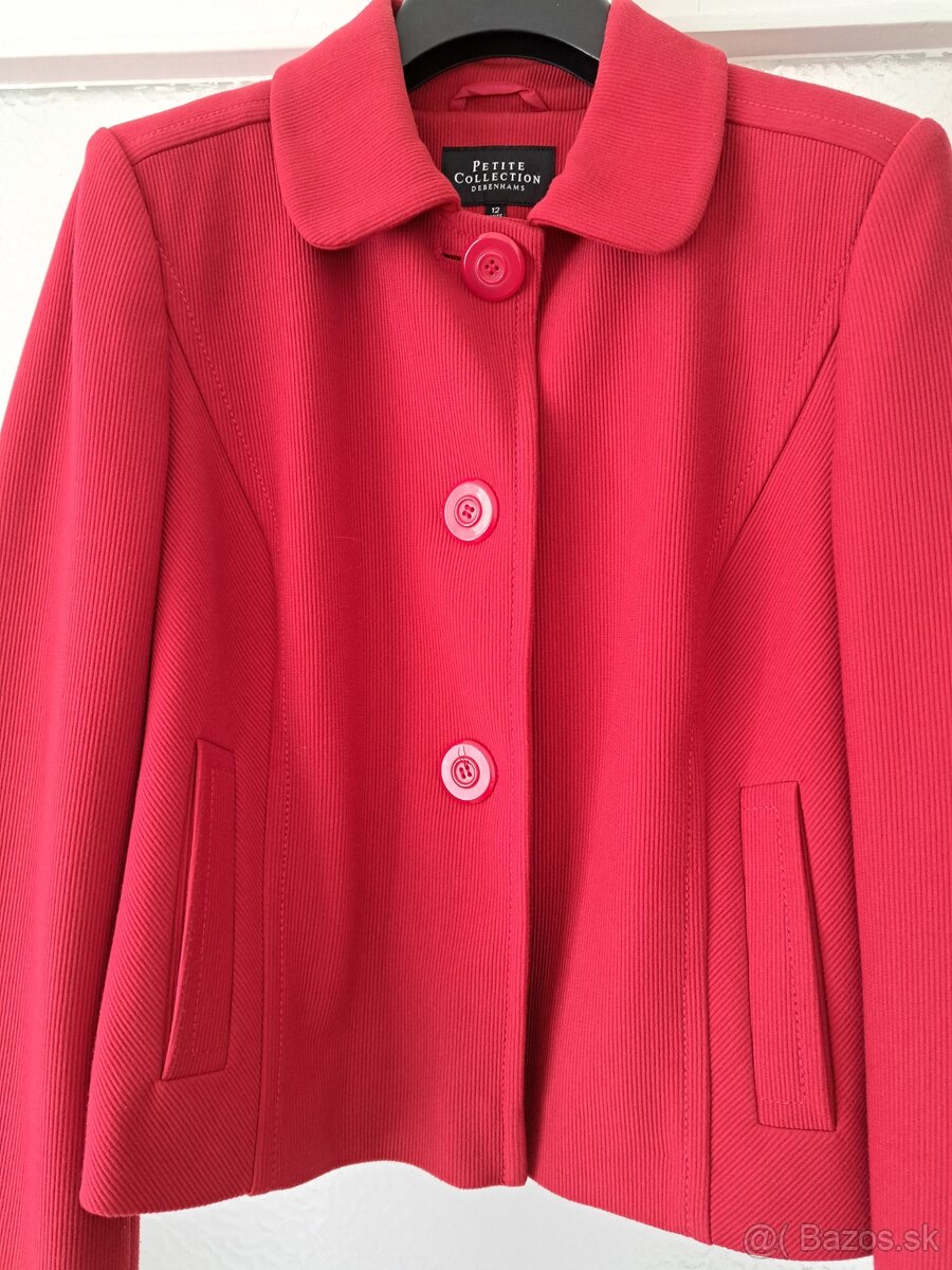 Cerveny kabatik do pasa velkost 38 - 2