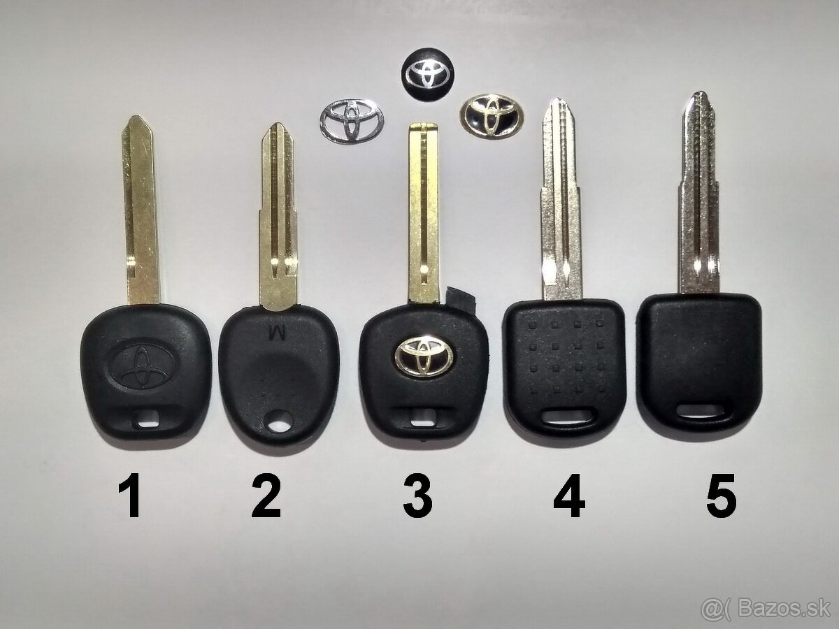 Toyota autokluč obal kluča tlačítka spínače - 2