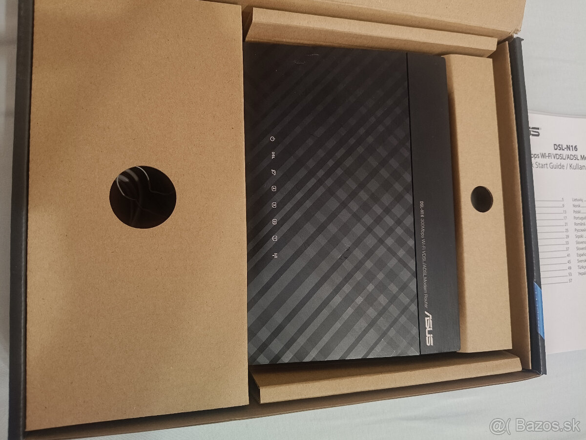 Predam Modem/Router Asus DSL-N16 Wireless - N300 VDSL/ADSL - 2