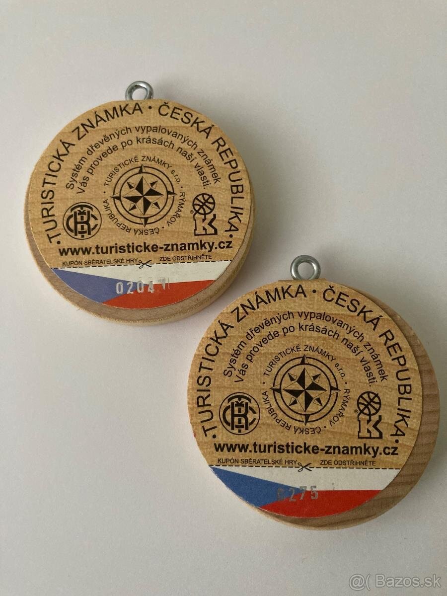 Turistické známky - Bezděz a Zákupy (ČR) - 2