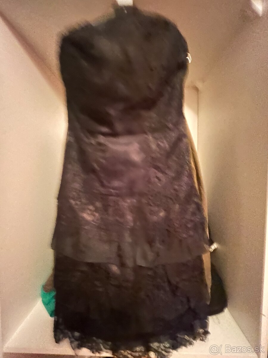 Elegatne cierne saty S/Zara - 2