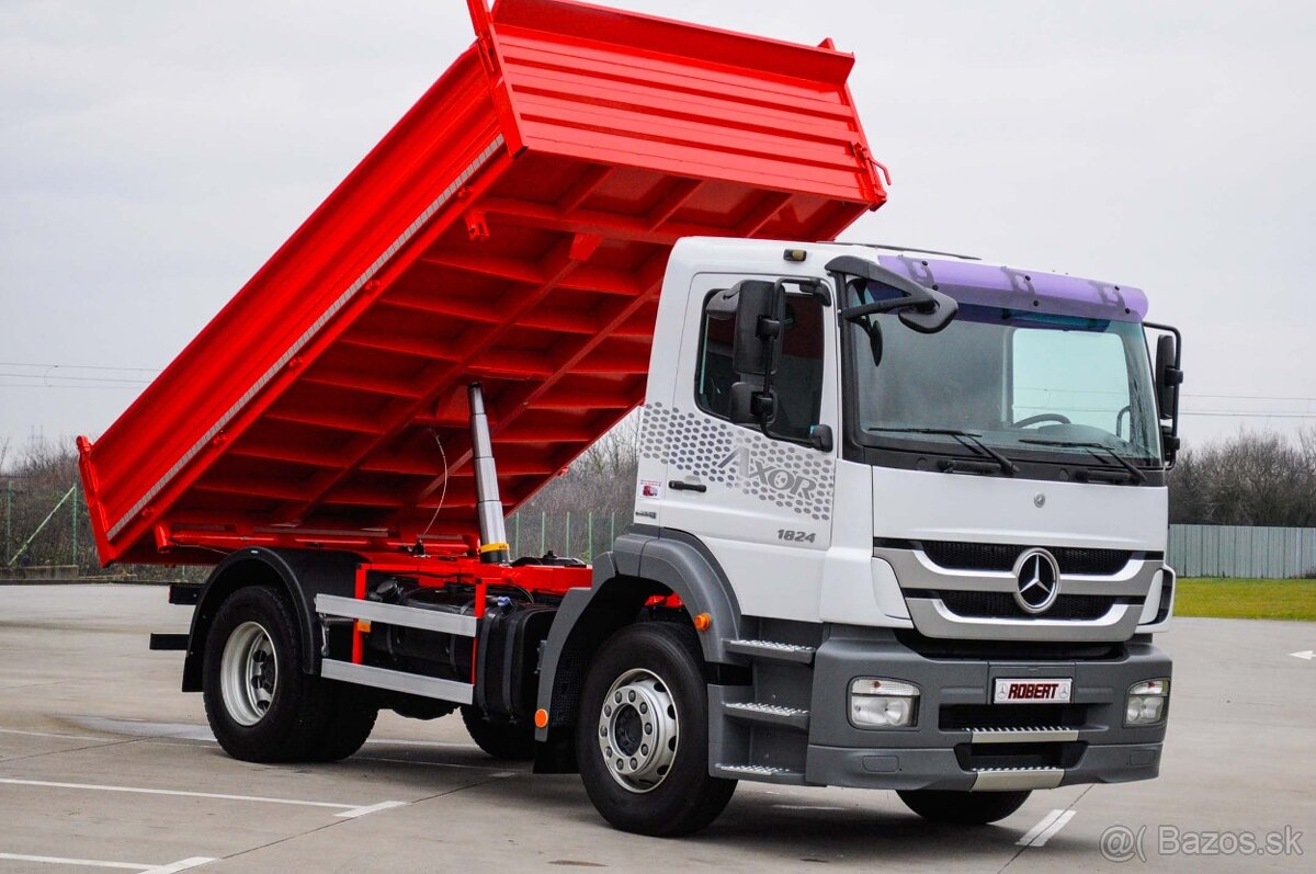 MERCEDES BENZ AXOR 18T TROJSTRANNÝ SKLÁPAČ / VYKLÁPAČ EU4 - 2