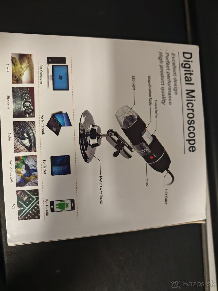 Digitálny mikroskop 1000x zoom USB - 2