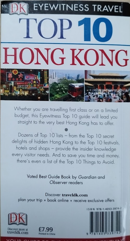 Hong Kong TOP 10+mapa, kniha ako nova - 2