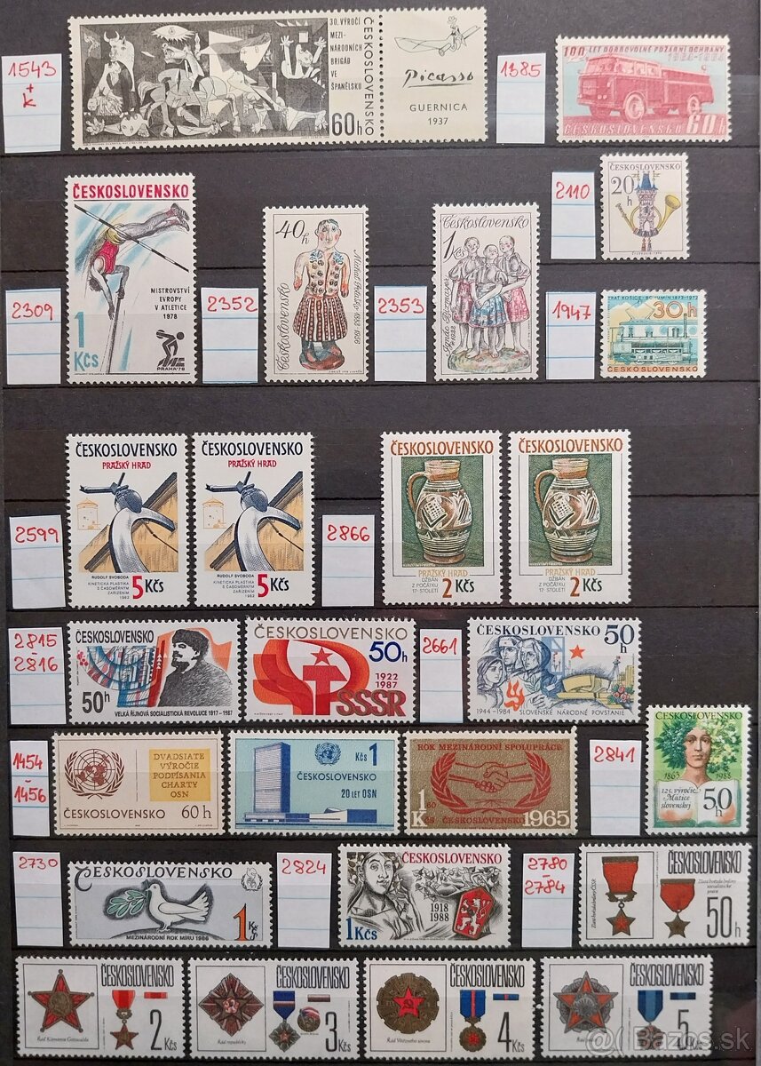 Známky ČESKOSLOVENSKO – 2 - 2
