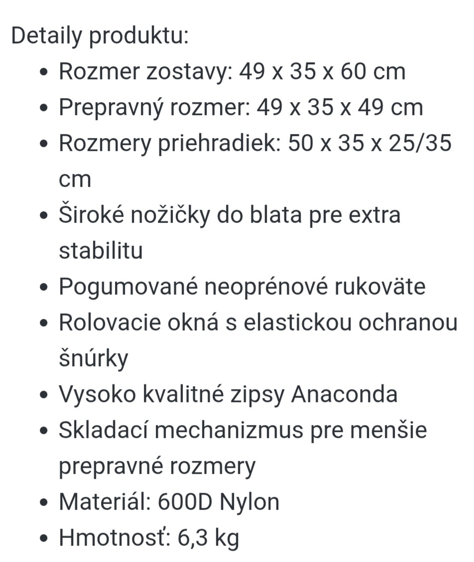 Skrinka do stanu, dodávky... - 2